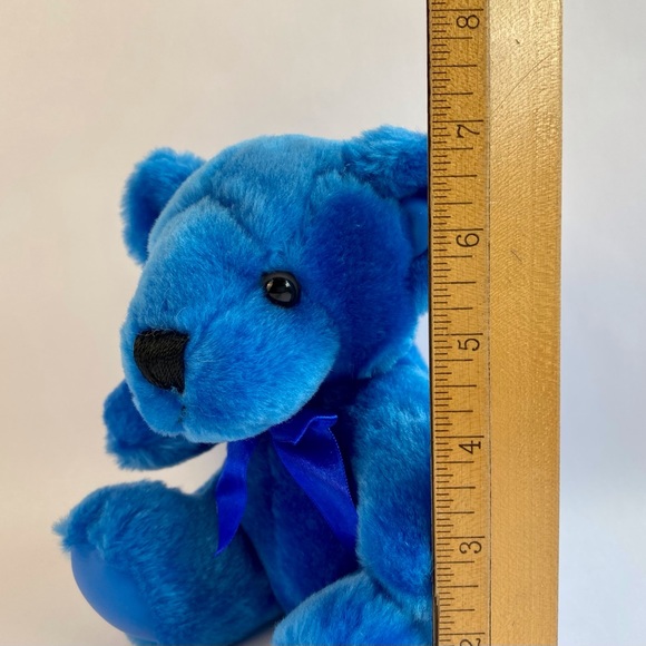 First and Main vintage blue teddy bear, rainbow series plush, collectible - Picture 8 of 8